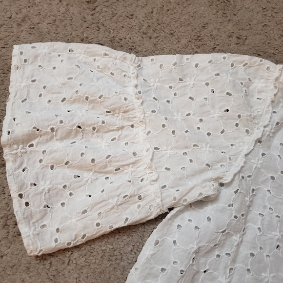 Zara white flowery top - Picture 2 of 4